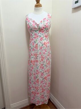 Luck and Trouble Floral Midi Dress - Sleeveless Women’s Dress